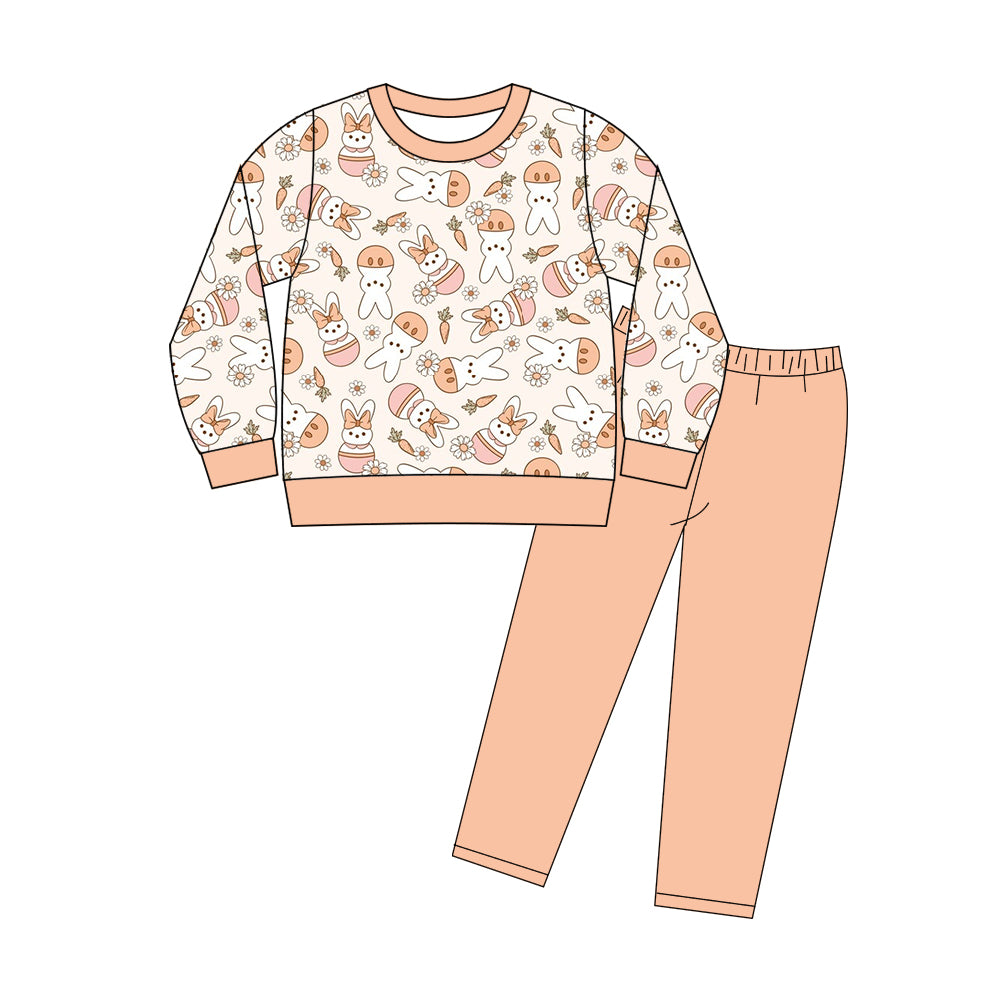 GLP3192 Baby Girls Bunny Top+ Leggings Set Preorder