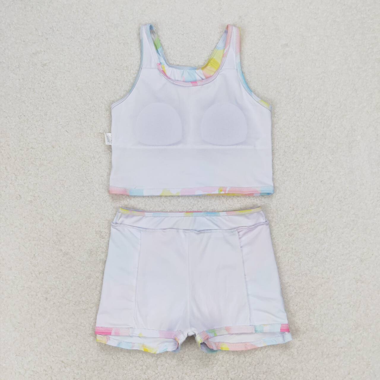 GSD0991 Baby Girls Tie Dye Skirt Set Active Wear