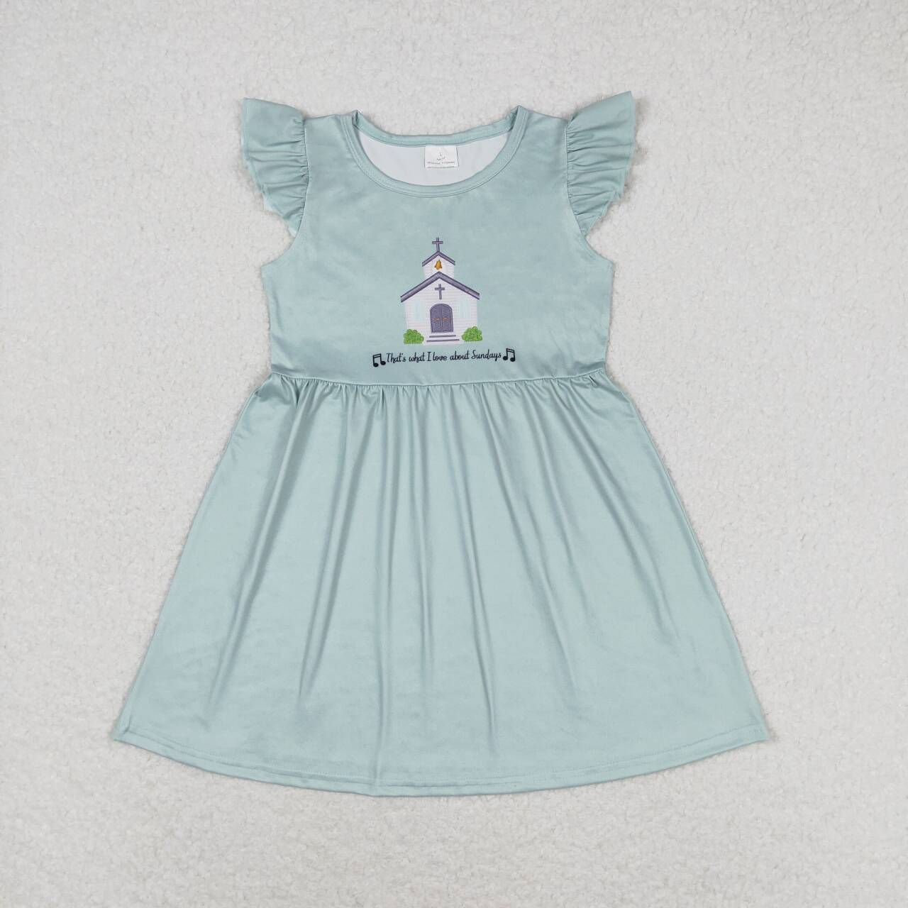 Summer Baby Sibling Sunday Church Dress Outfit Romper