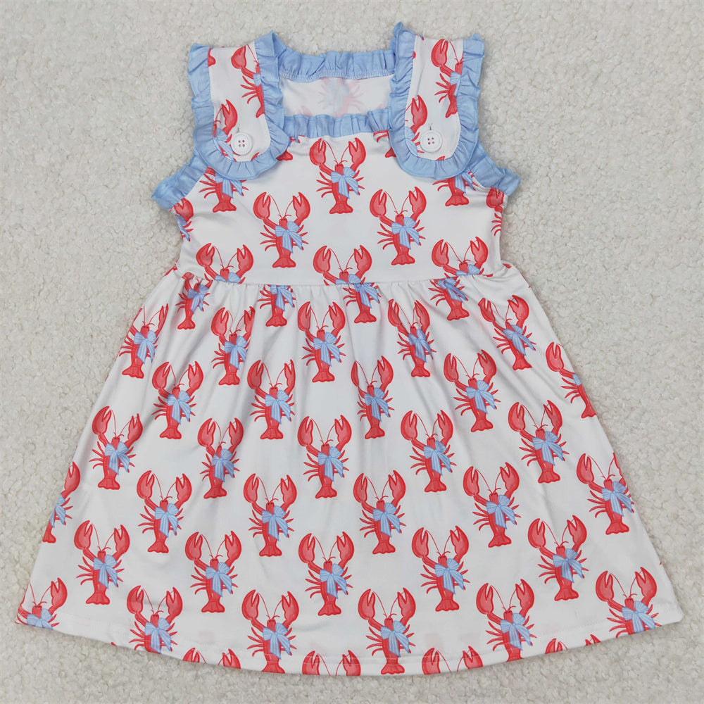 Baby Girls Sibling Cryfish Dress & Romper