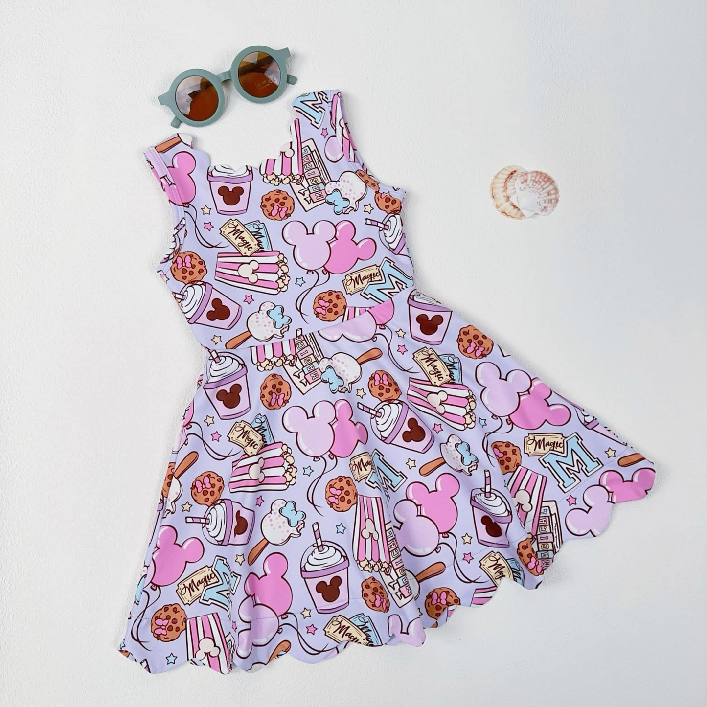 GSD2368 Baby Girls Cartoom Magic Sleeveless Dress Preorder