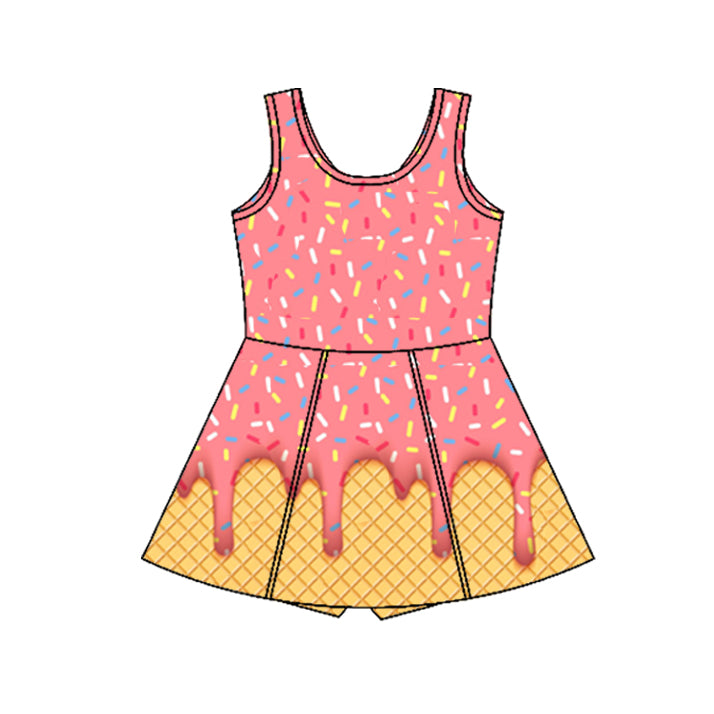 GSD2428 Baby Girls Athletic Ice Cream Hot Dress Preorder