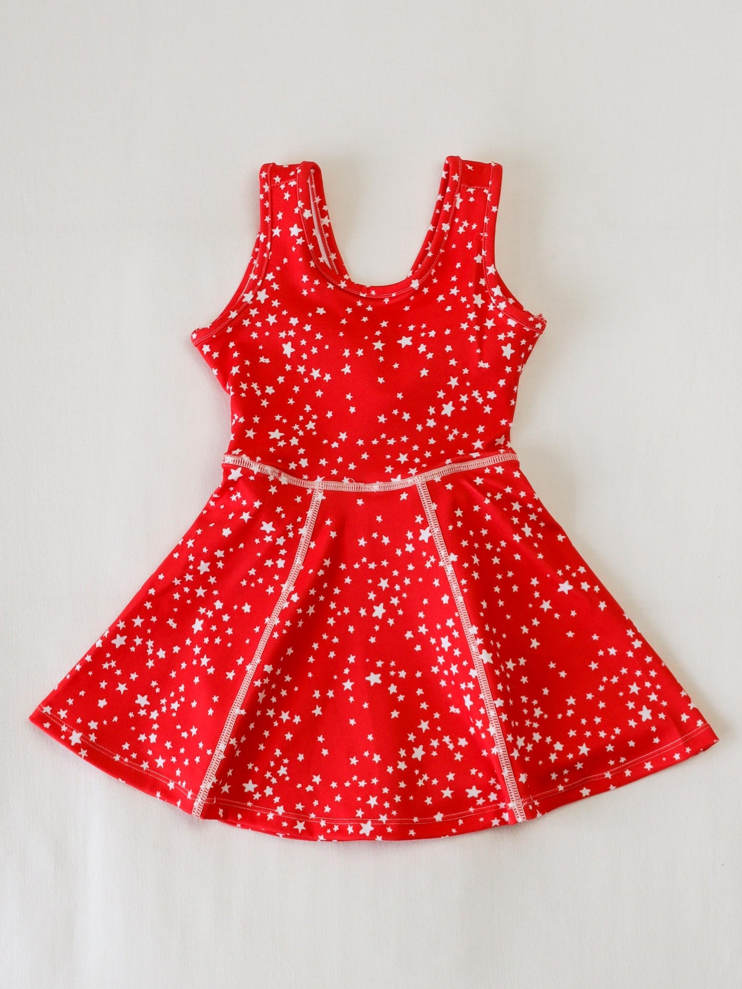 GSD2511 Baby Girls Active Wear Stars In Red Yoga Set Preorder