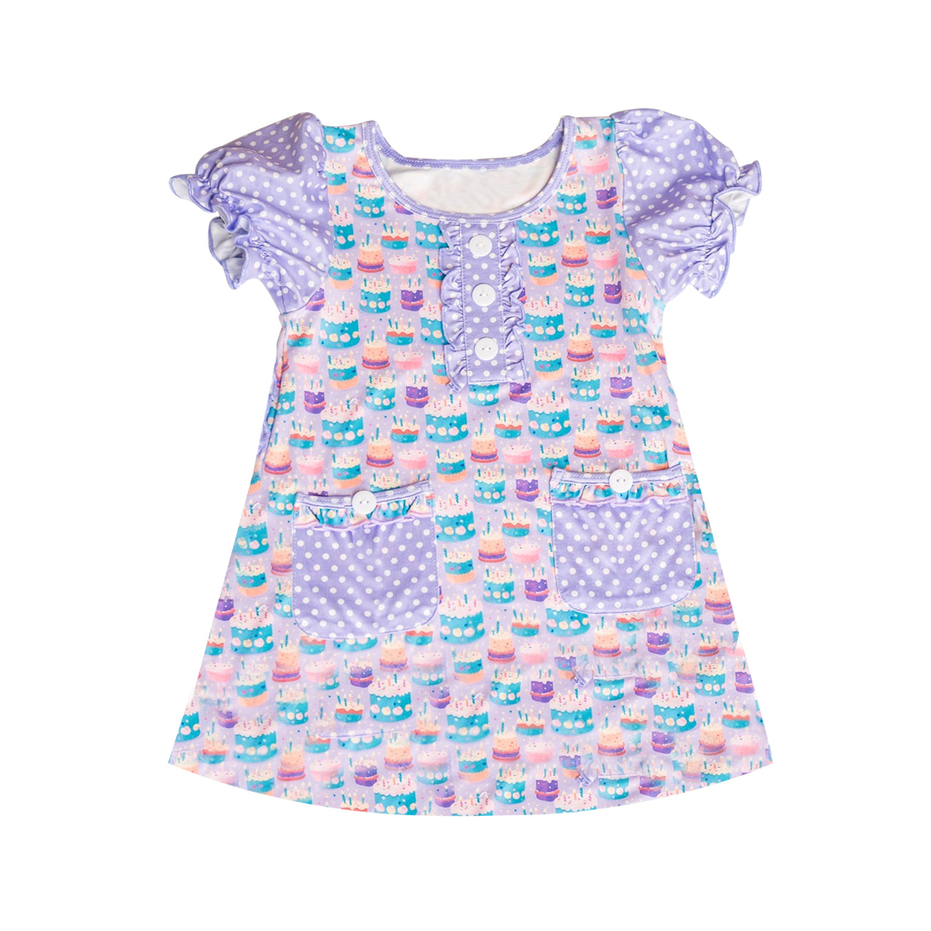 GSD2578 Baby Girls Birthday Cake Dress Preorder