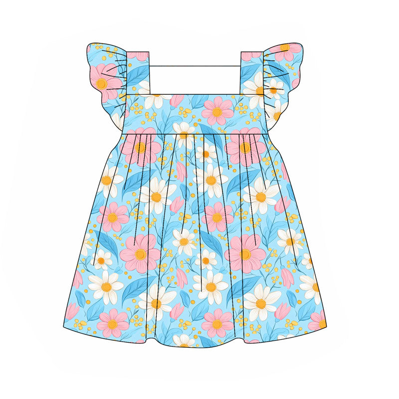 GSD2609 Kids Girls Daisy Garden Dress Preorder