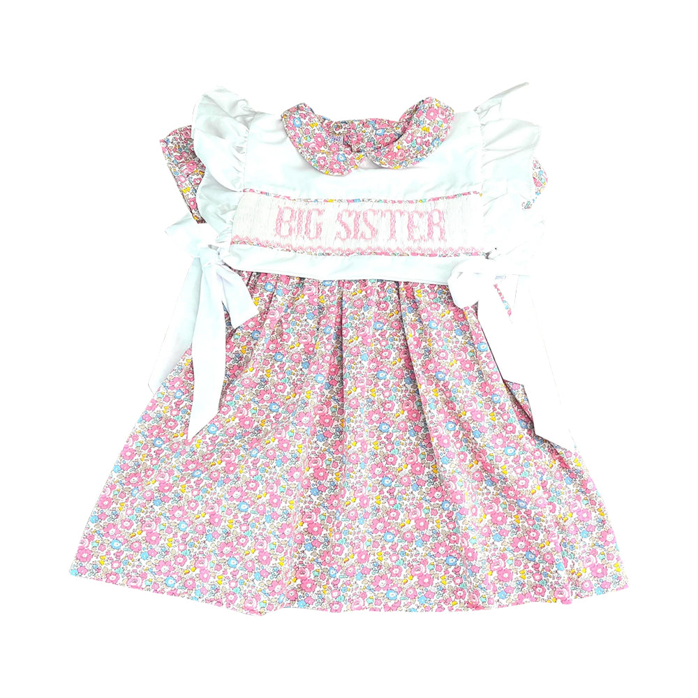 GSD2835 Big Sister Floral Short Sleeve Dress Preorder