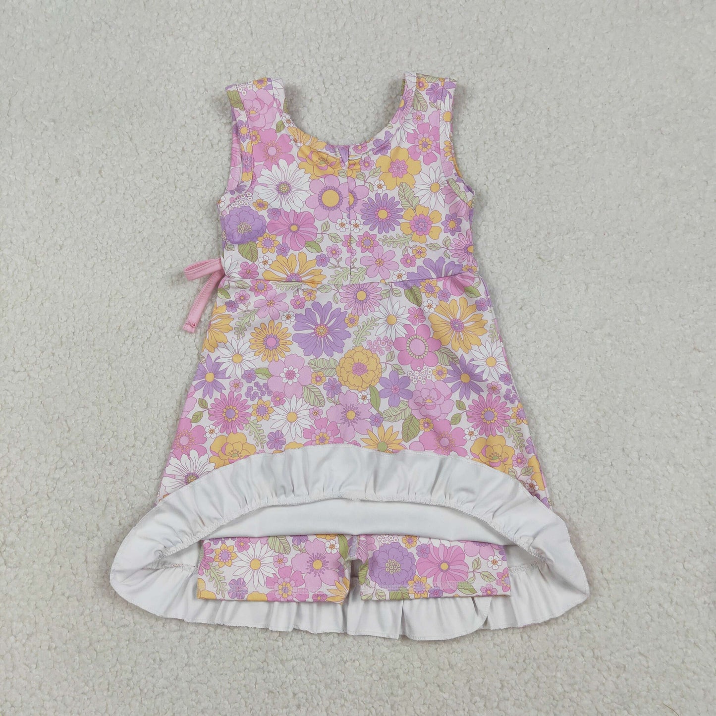GSD3095 Baby Girls Flowers Sleeveless Active Dress