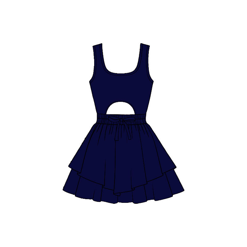 GSD3180 Baby Girls Navy Active Dress Preorder