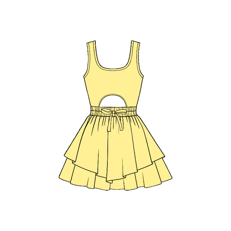 GSD3182 Baby Girls Yellow Active Dress Preorder