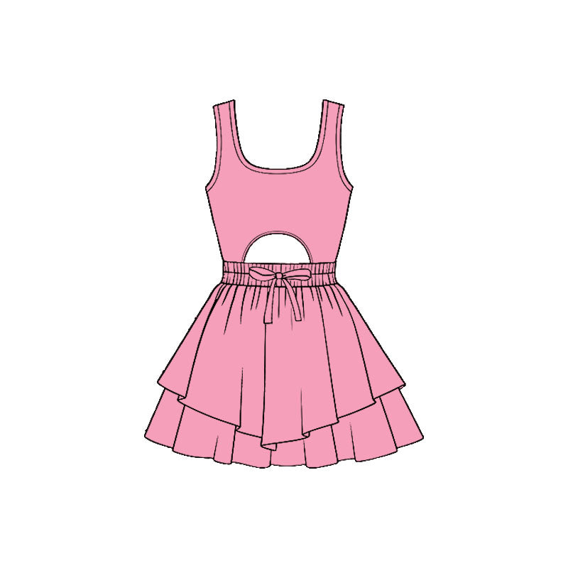 GSD3185 Baby Girls Pink Active Dress Preorder