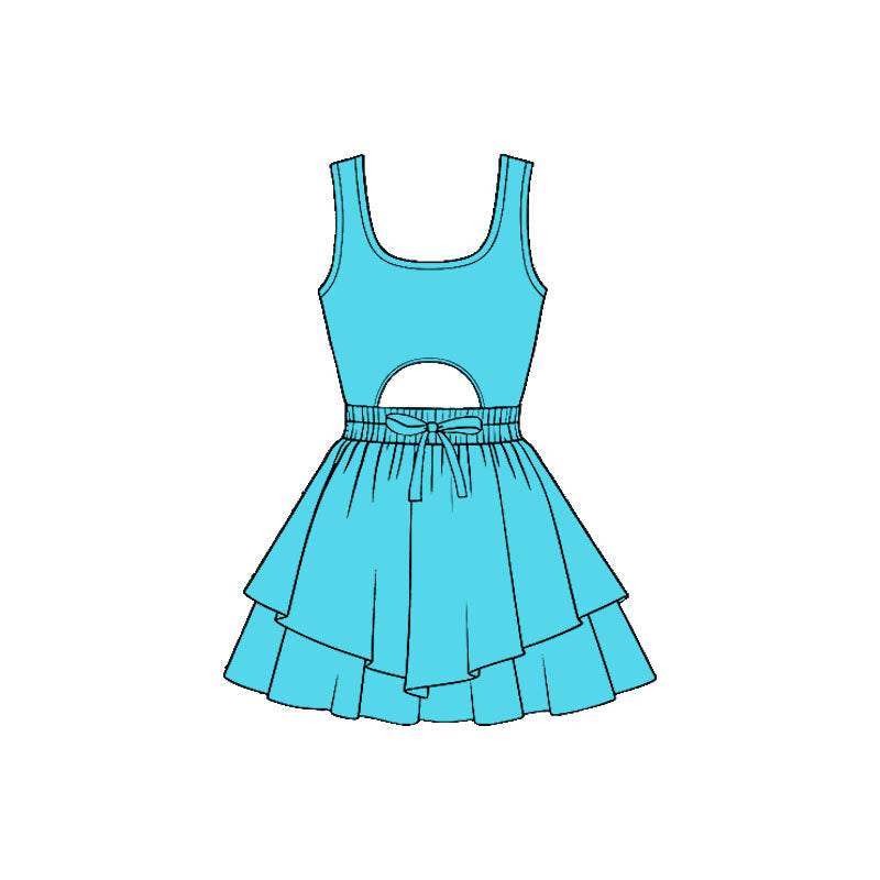 GSD3187 Baby Girls Blue Active Dress Preorder