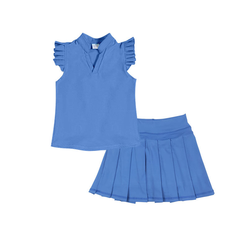 GSD3203 Baby Girls Blue Active Skirt Set Preorder