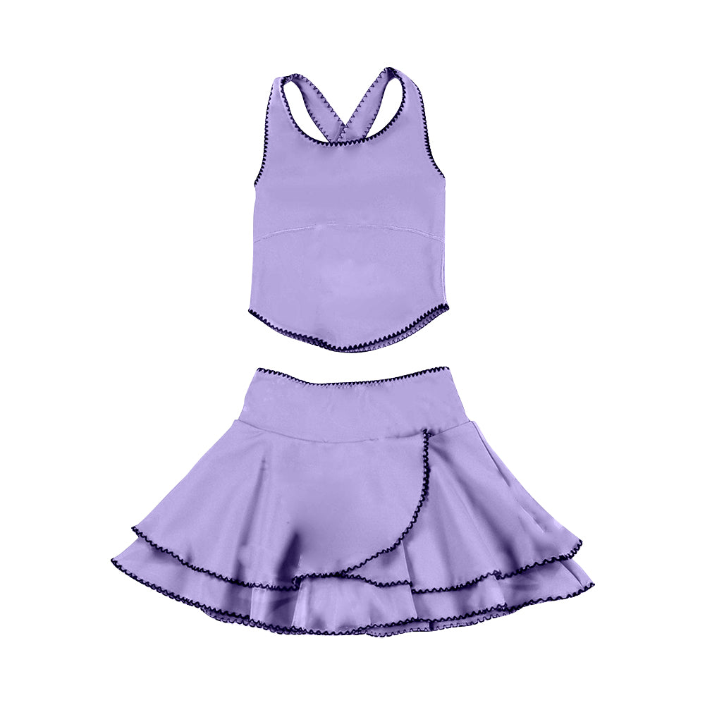 GSD3325 Baby Girls Violet Active Skirt Set Preorder