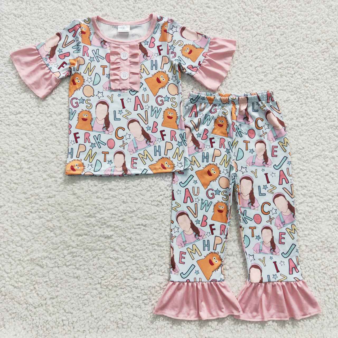 Baby Girls Teacher Pajamas Pants Pajama Set