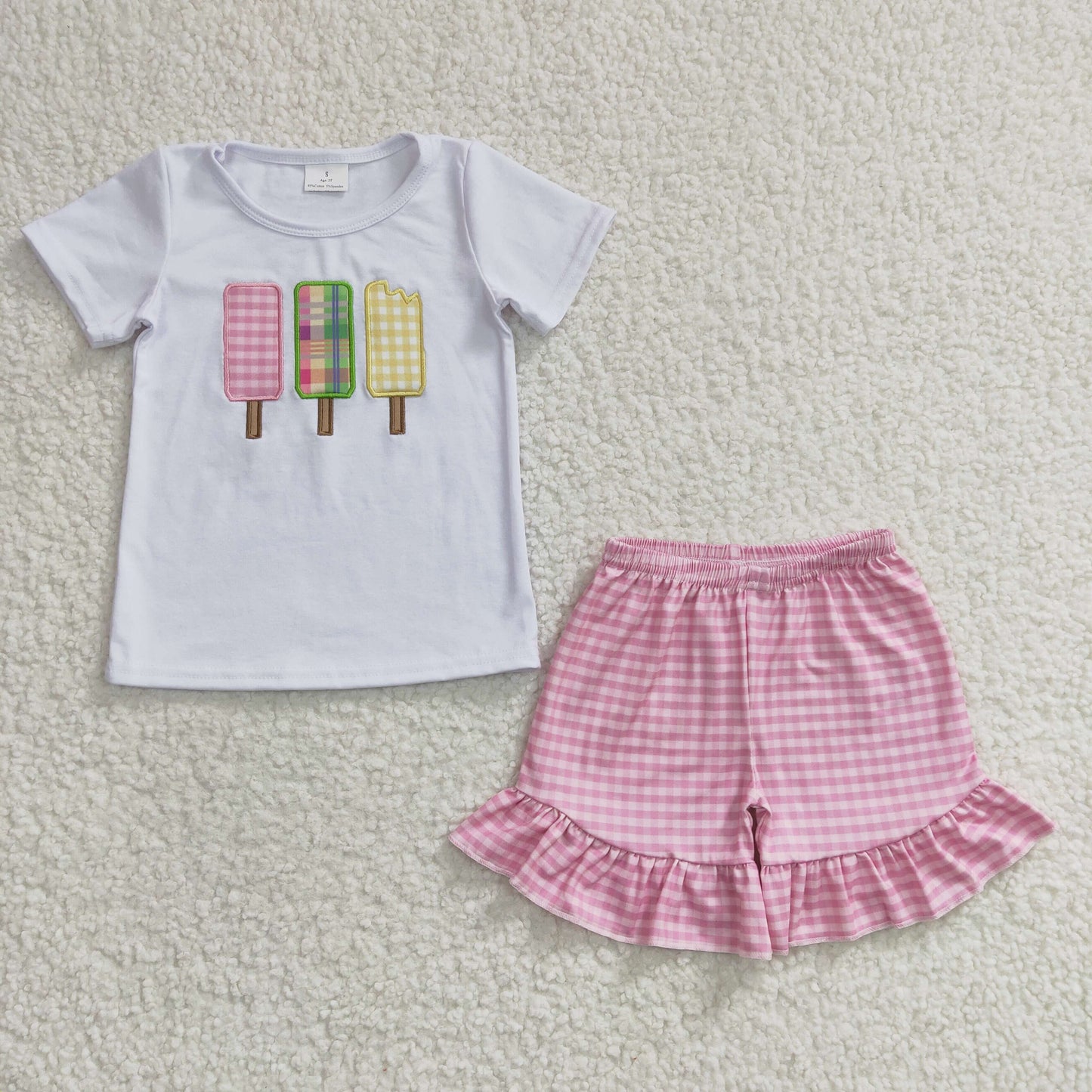 Kids Girls Summer Shorts Outfit On Sale