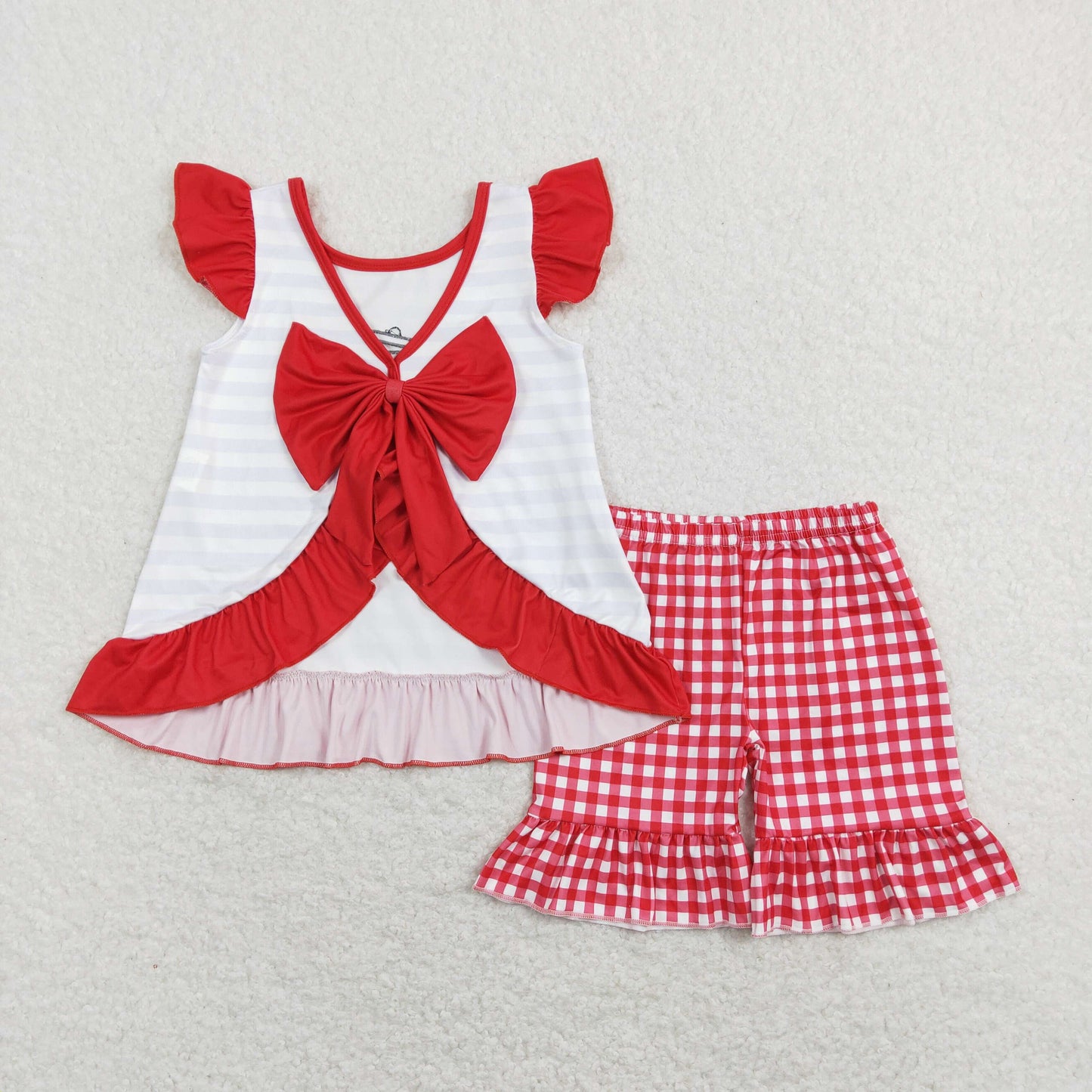 Kids Sibling Crayfish Summer Embroidery Clothing