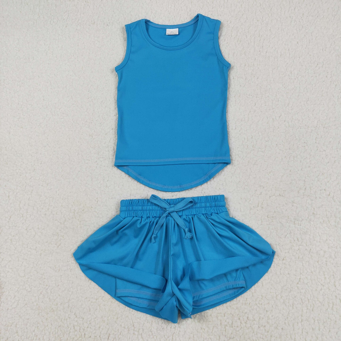 Baby Girls Athletic Sets Blue Color Active Wear