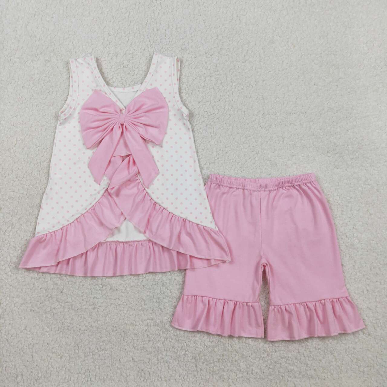 Sibling Baby Girls Boys Embroidery Golf Shorts Outfit
