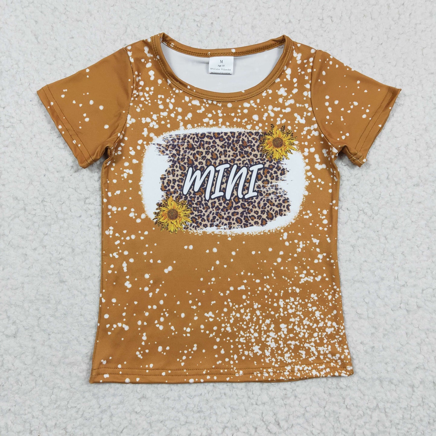 Mama Mini Leoaprd Print Short Sleeve T-shirt Mommy and Me