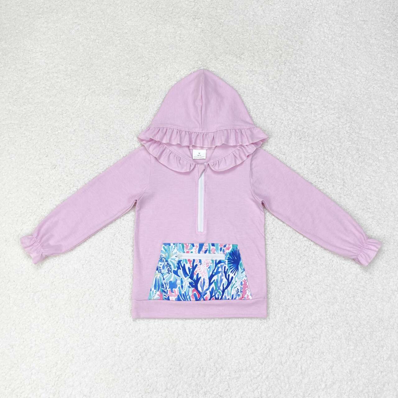 Baby Girls Sister Long Sleeve Leoaprd Hoodie Top With Zipper
