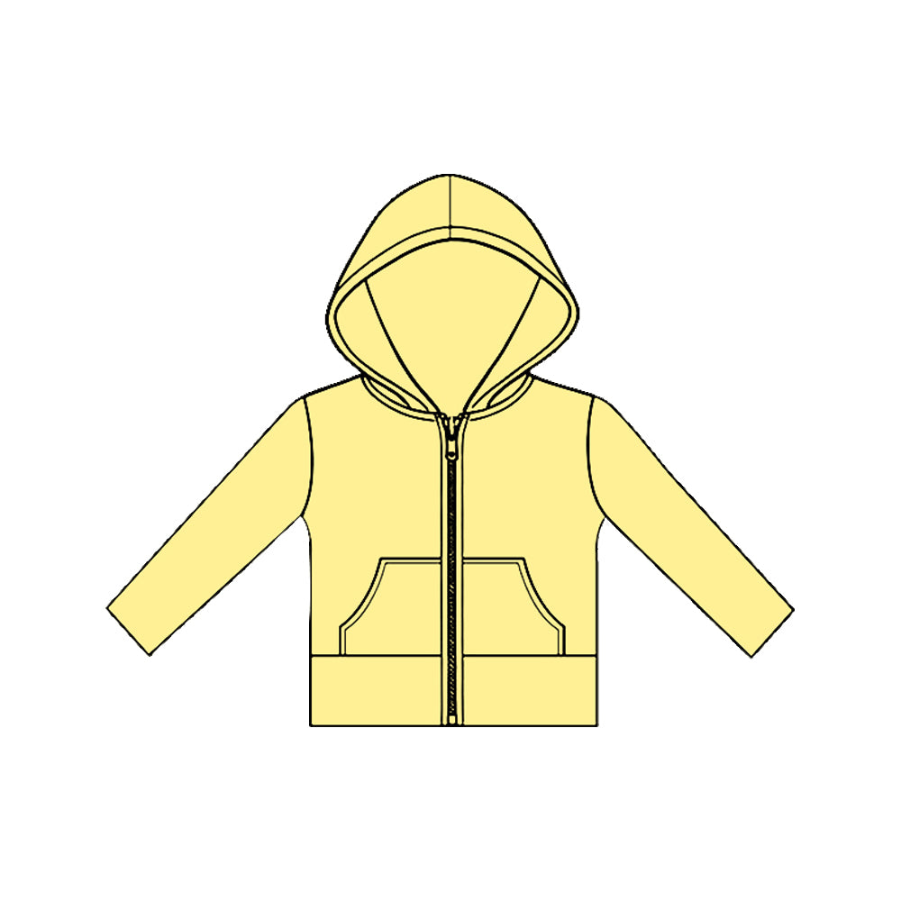 GT1476 Baby Girls Light Yellow Active Hoodie Top Preorder
