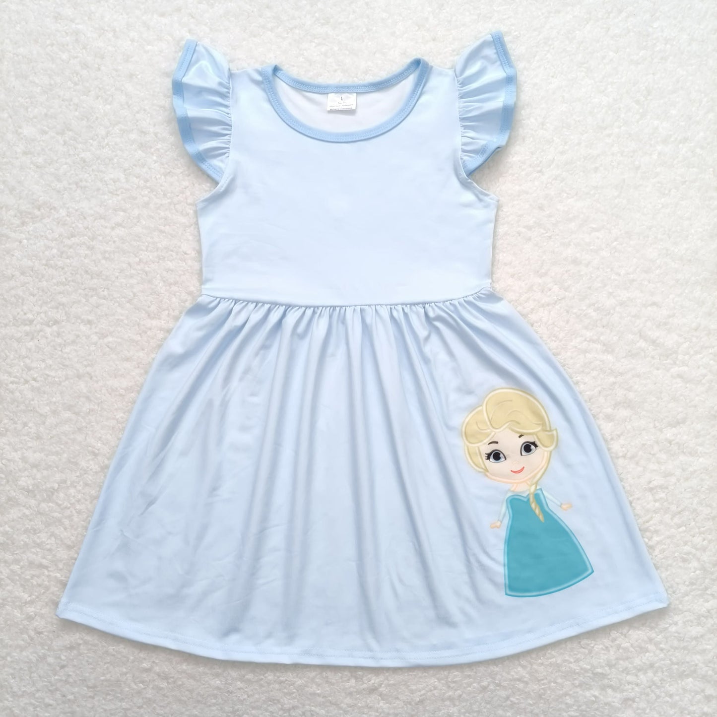 Sumemr Baby Girls Princess Blue Dress