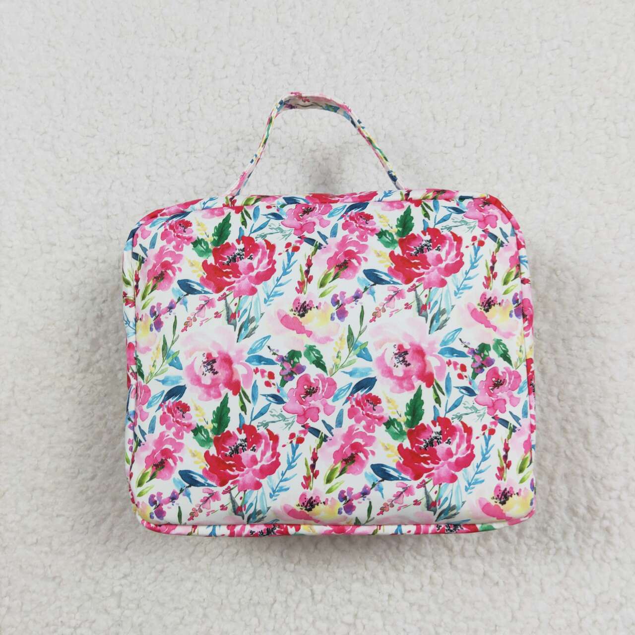 Kids Girls Studens School Floral Lunch Bag