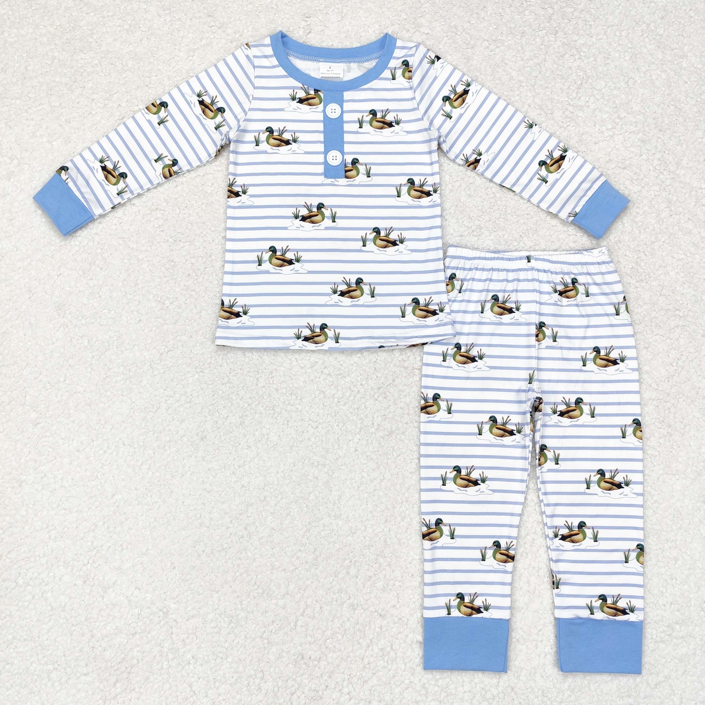 Baby Boys Mallard Pants Pajama Set