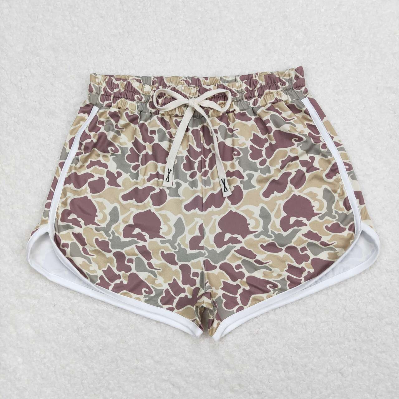 Mommy And Me Green Camo Milk Silk Shorts