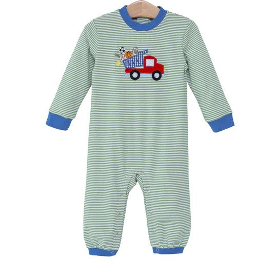 LR1008 Newborn Baby Boys Tool Long Sleeve Romper Pre-order