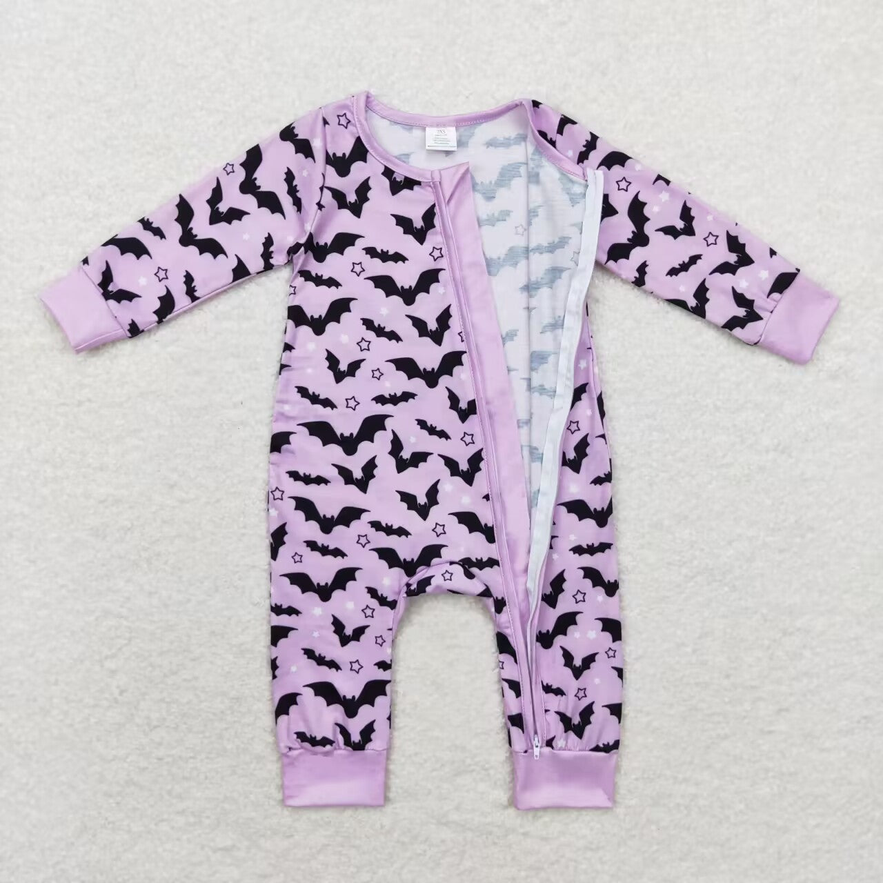 Infant Baby Infant Halloween Bat Pajama Set and Romper