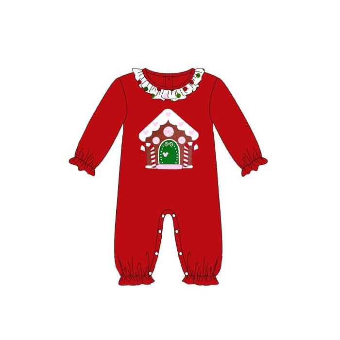 LR1538 Baby Girls Christmas Candy Hose Romper Pre-order
