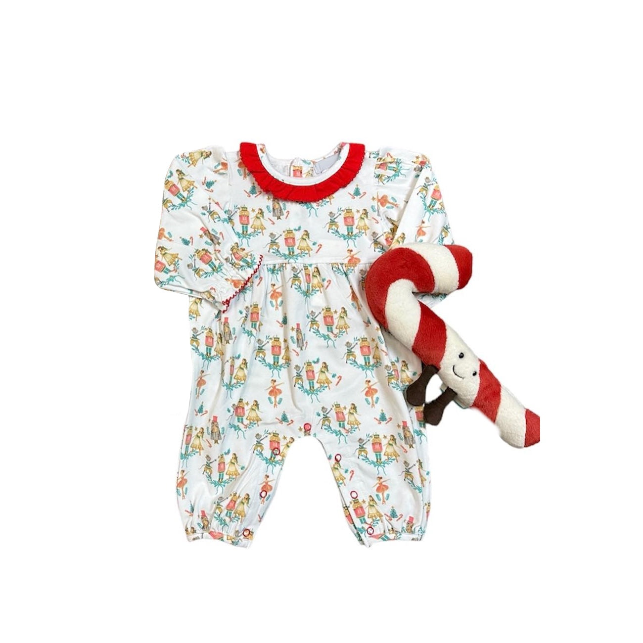 LR1545 Baby Girls Christmas nutcracker Romper Pre-order