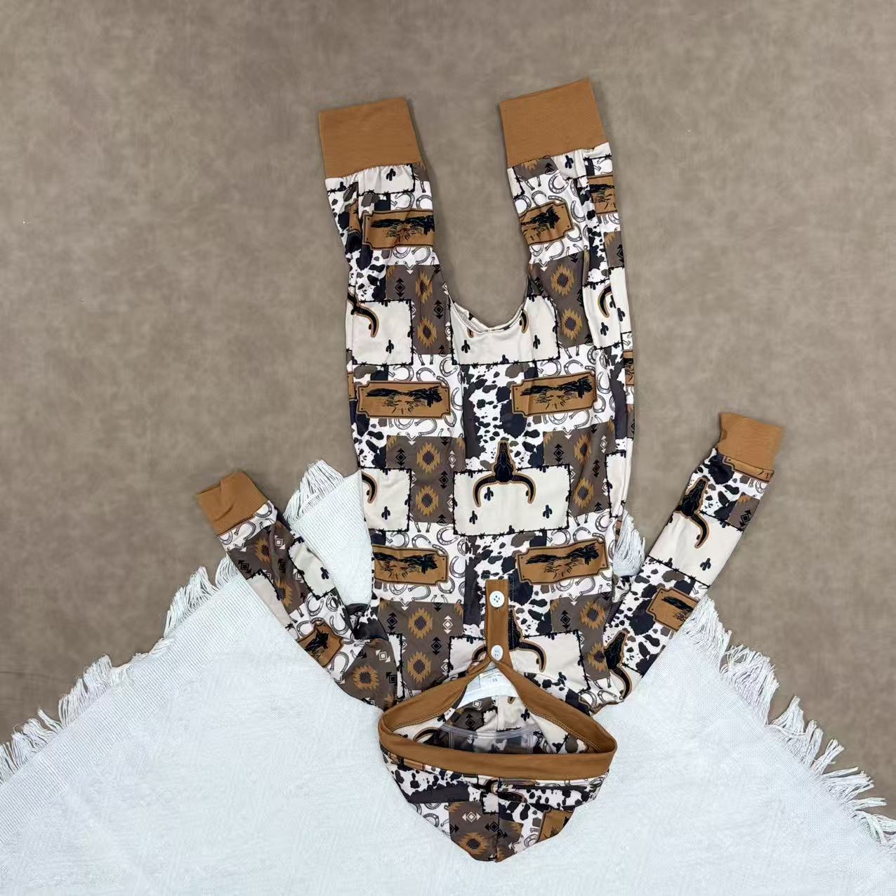 Sibling BabyGirls Boys Western Drress and Romper