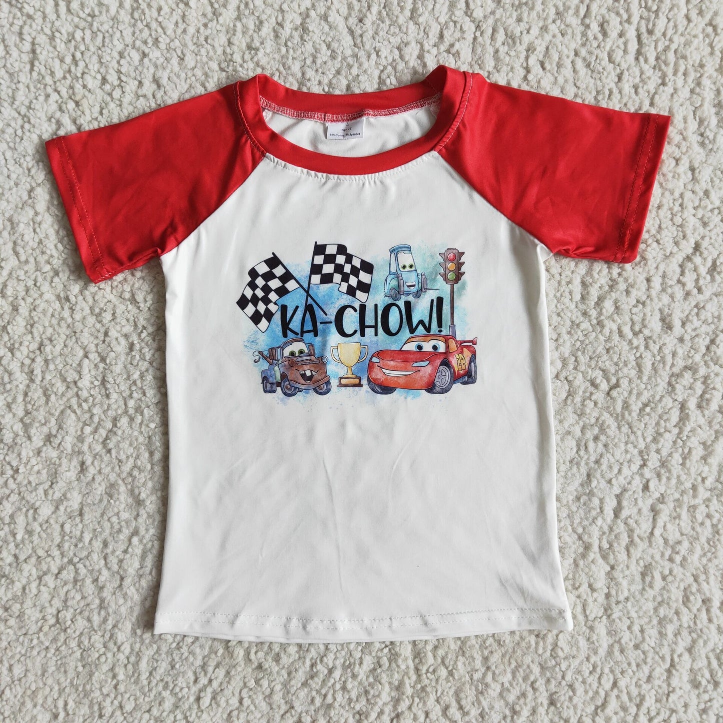 Boys Car Toy Short Sleeve Shirt