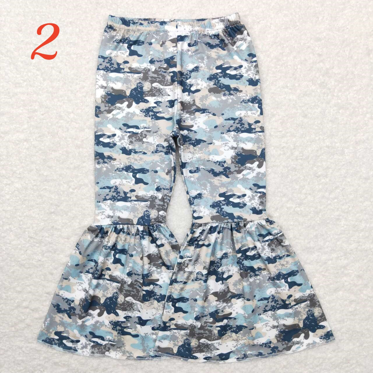 Baby Girls Sister Camo Deer Hunting Bell Bottom Pants