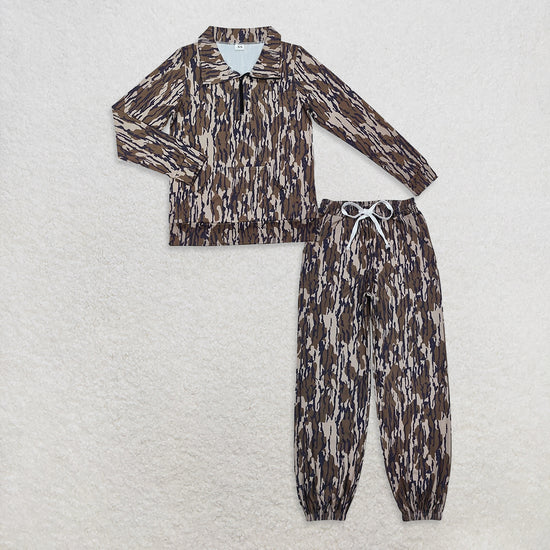 Adult Women Bottomland Camo Active Jogger Set for Yoga Sport