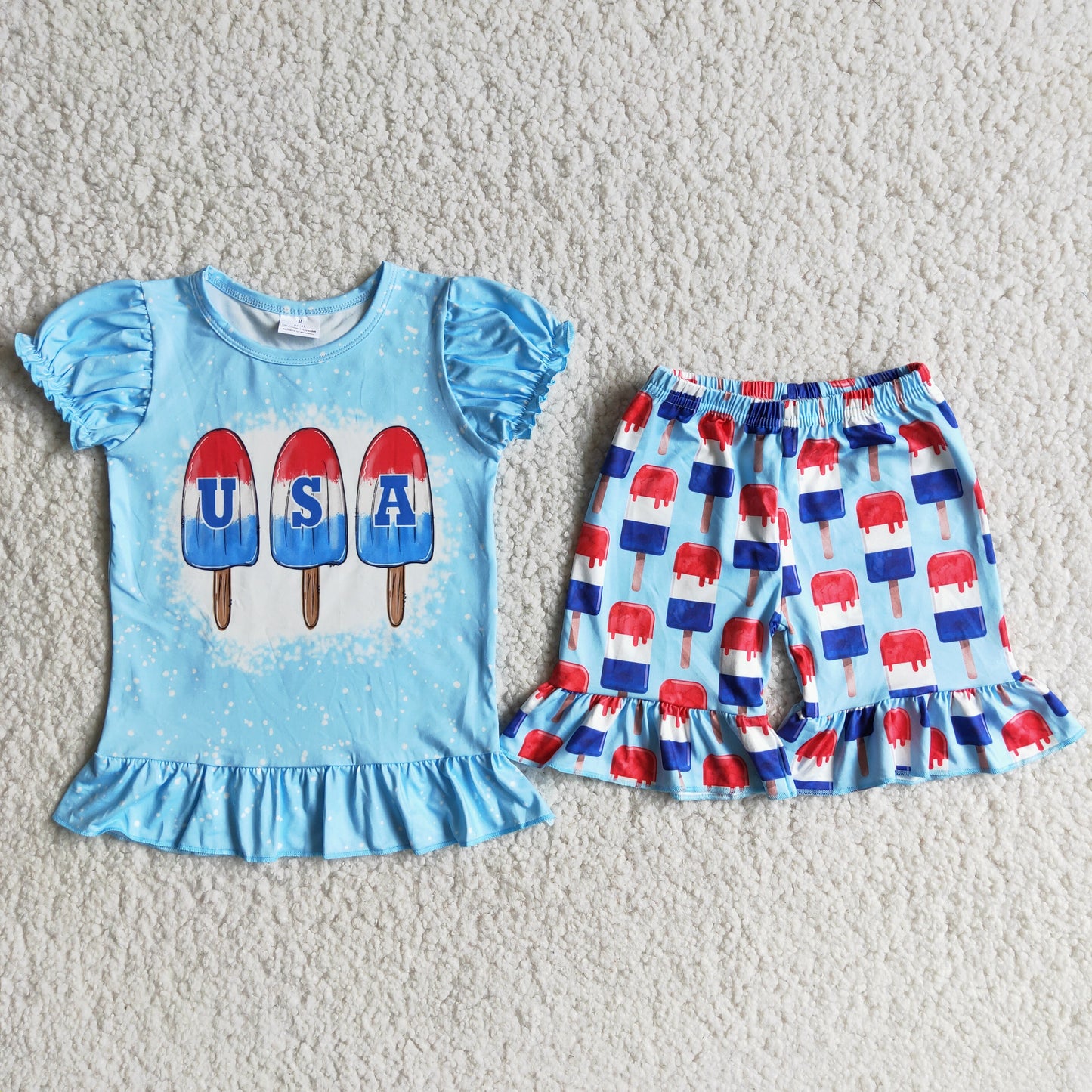 Girls July 4th Popsicle Set