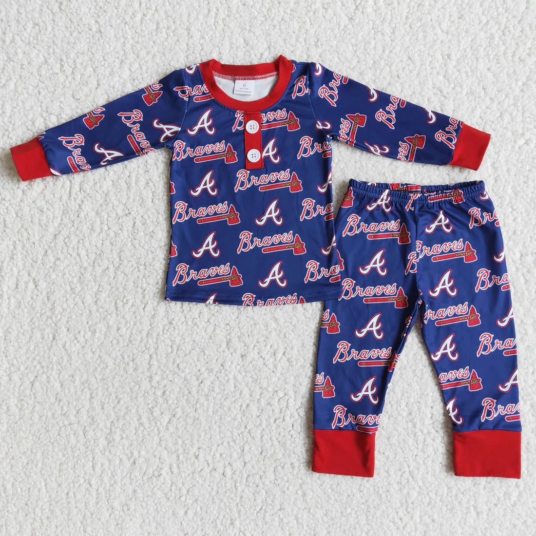 Baby Boys Football Team Pajama Set