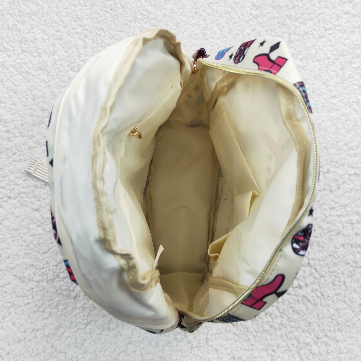 BA0045 Baby Girls Western Boots Backpack Bag