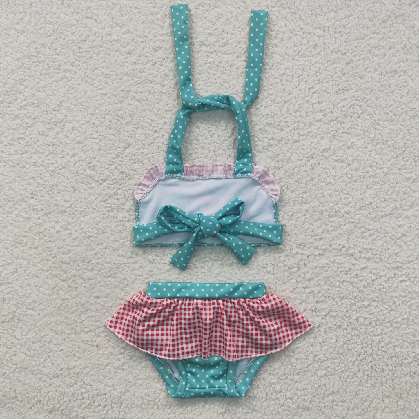S0057 Baby Girls Princess Swimsuit Set