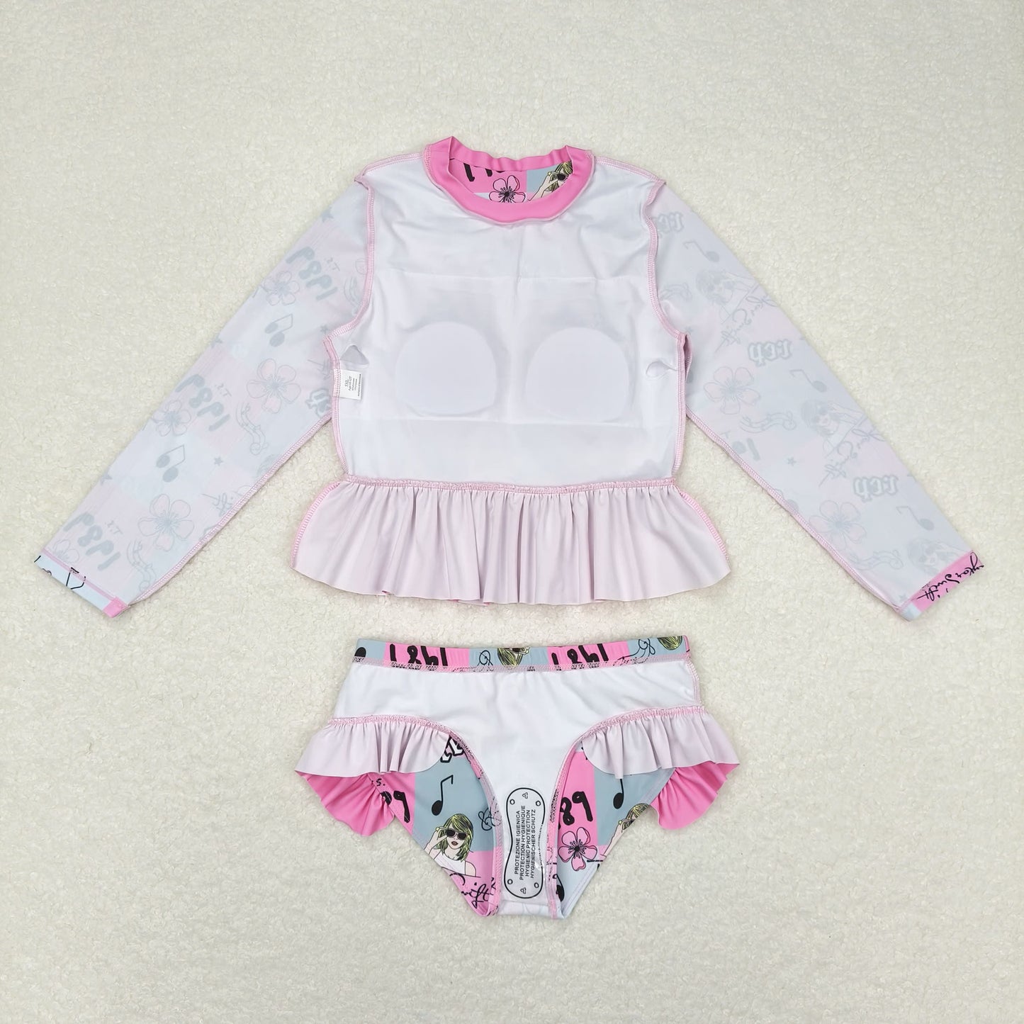 S0348 baby girl clothes 1989 singer girl summer swimsuit beach wear