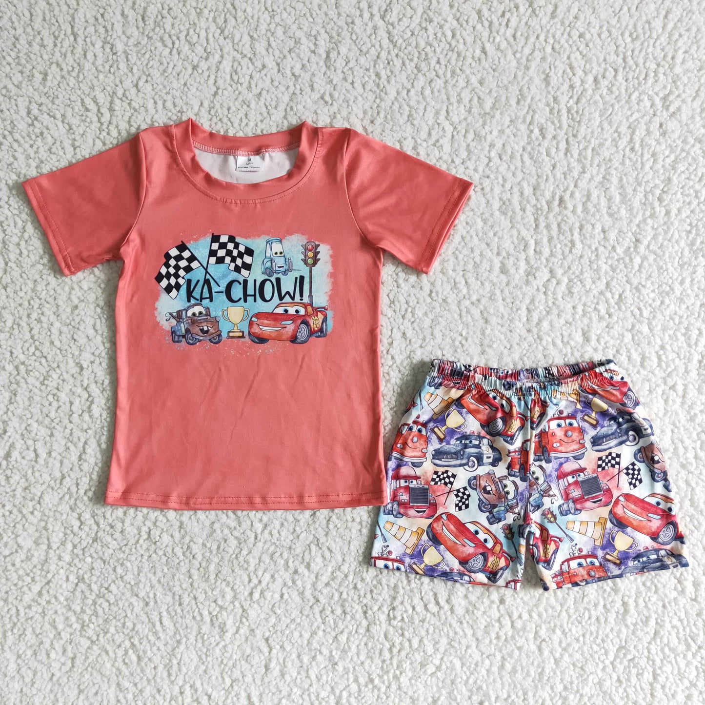 Boys Movies Car Summer Outfit