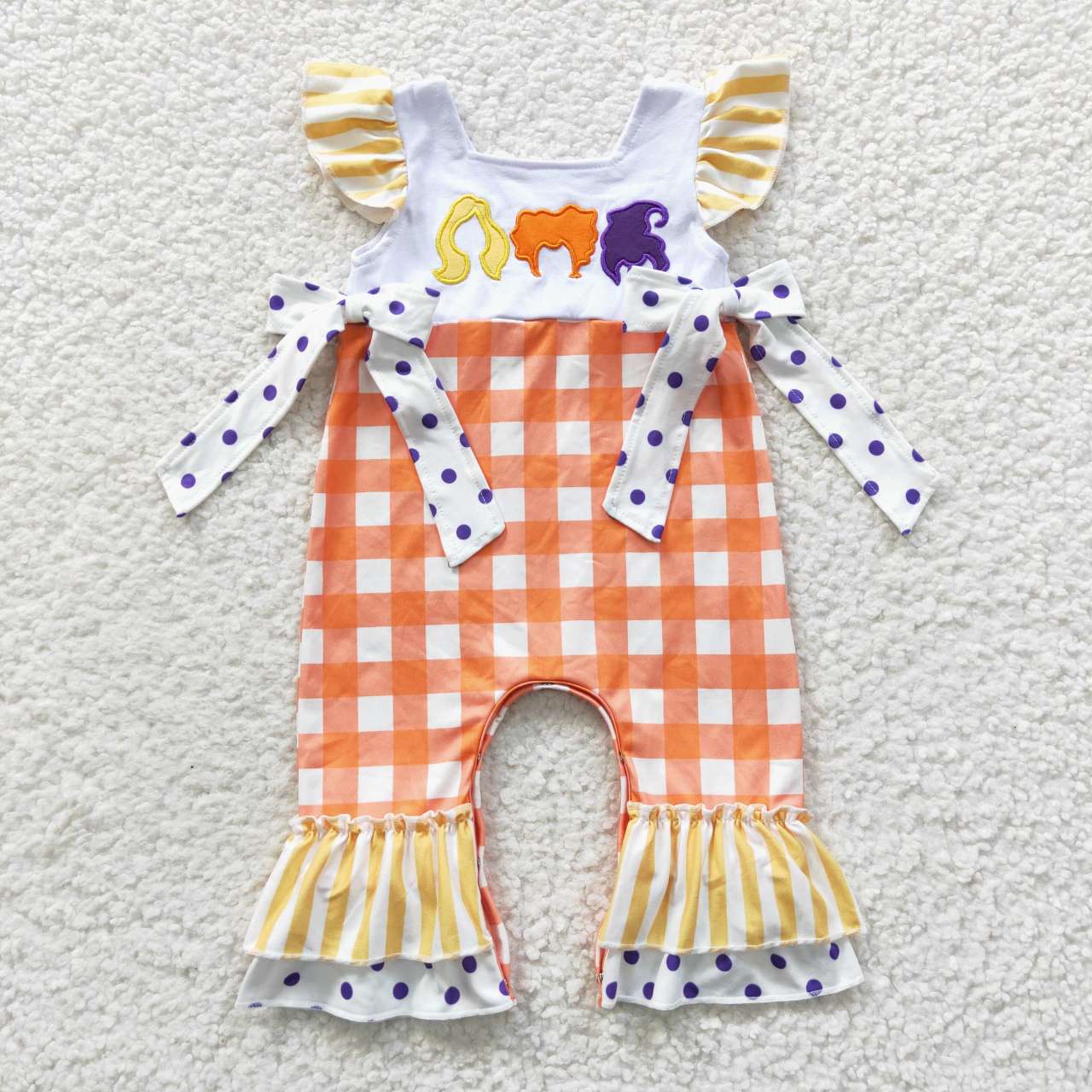 Toddler Girls halloween Witch Dress and Romper