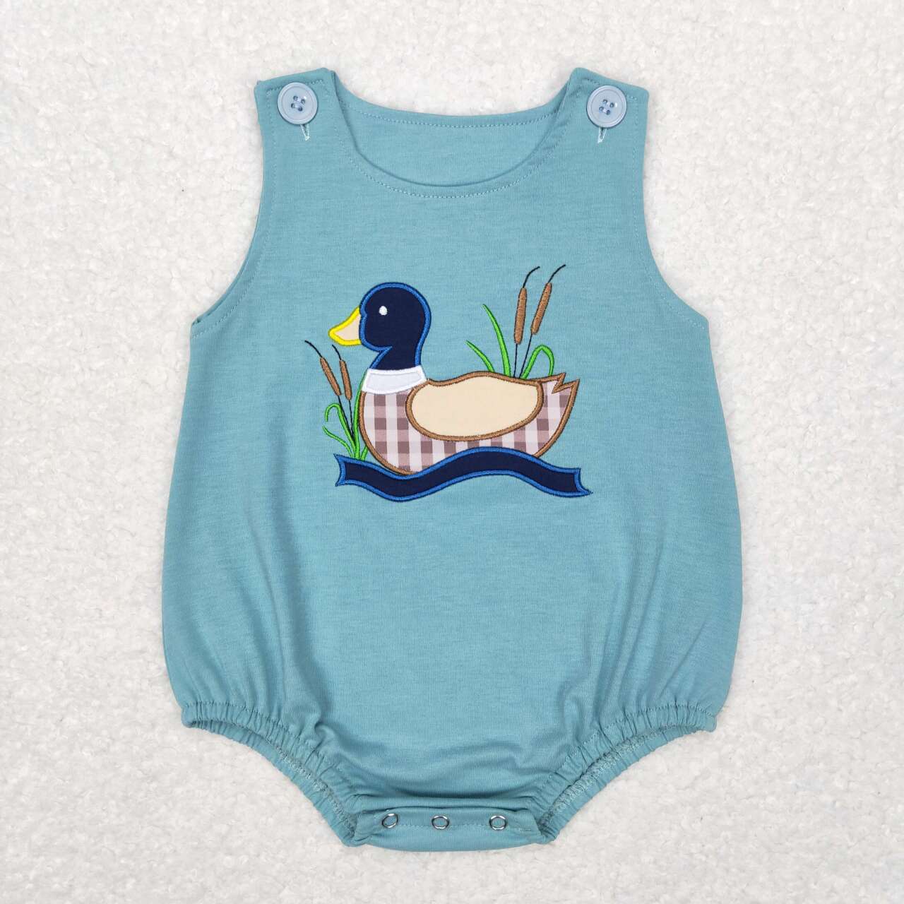USA Shop Baby Boys Brother Embroidery Duck Hunting Summer Brother Clothing Sets