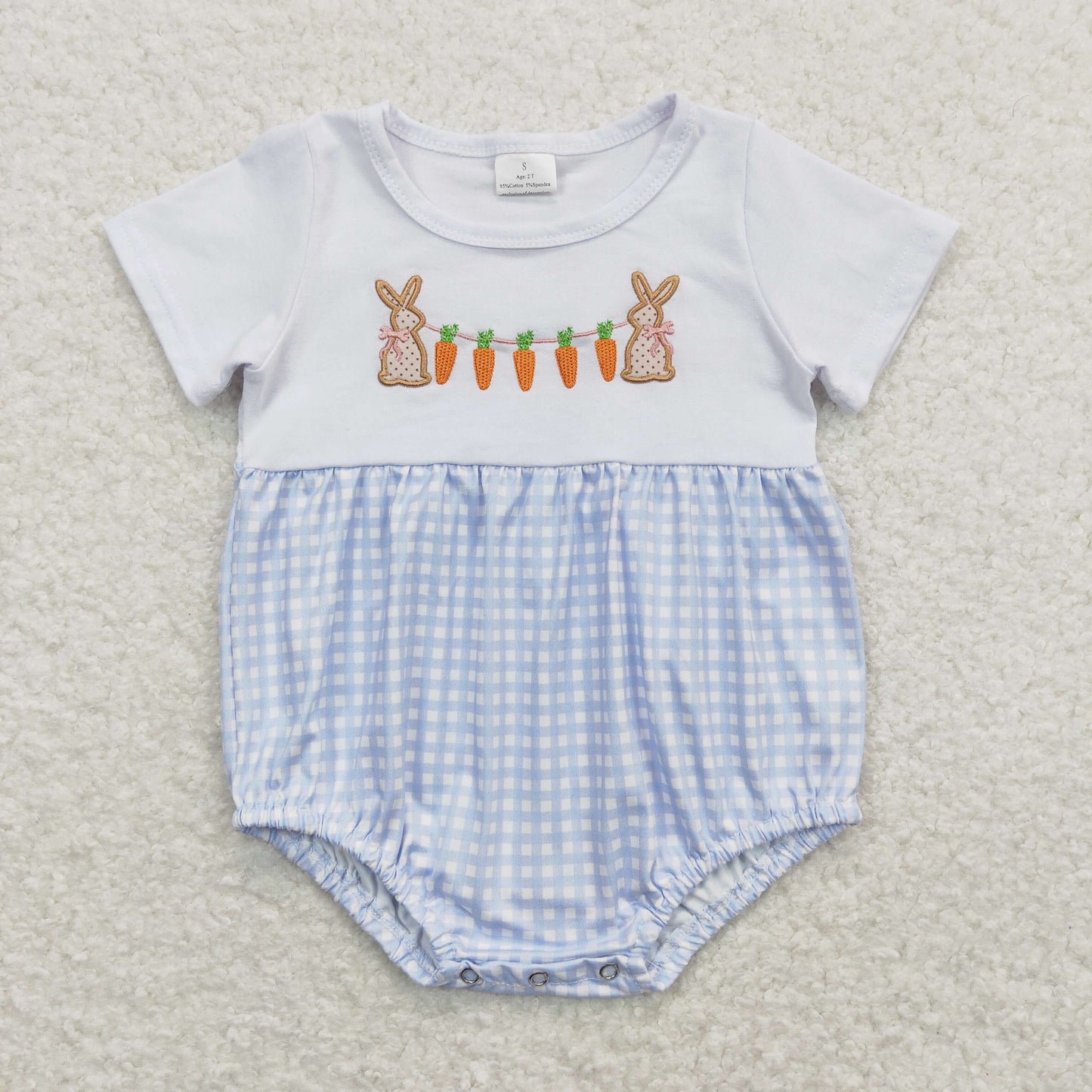 Sibling Girls Boys Easter Rabbit Carrot Dress and Romper