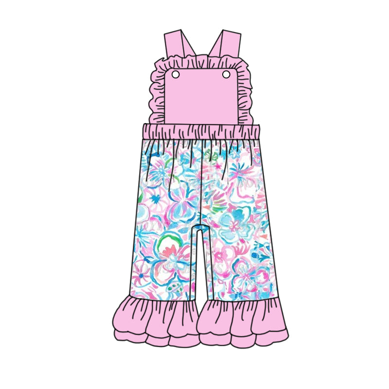 Kids Girls Floral Jumpsuit Preorder