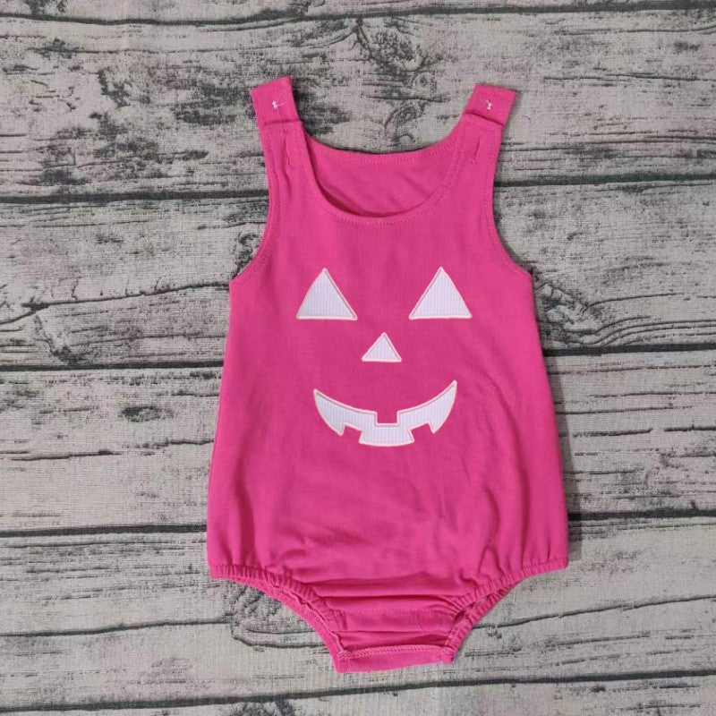 Newborn Baby Boys Halloween Pumpkin Romper