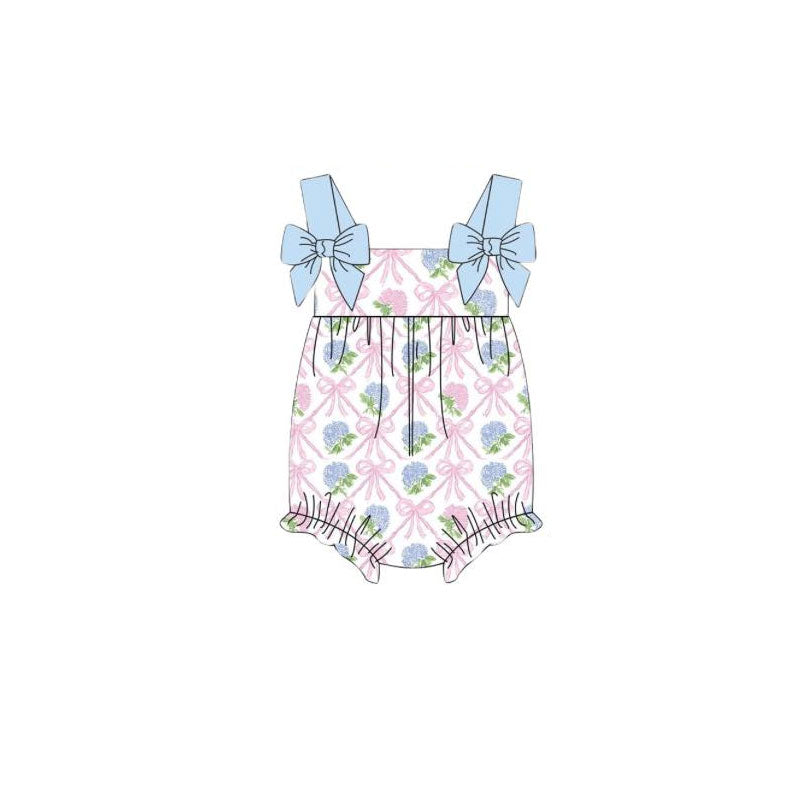 SR3633 Baby girls flowers romper preorder