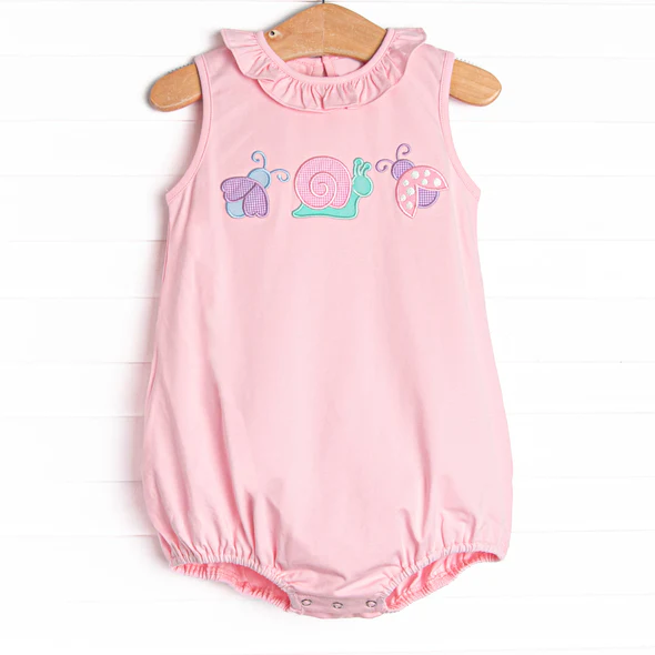 SR4037 Baby Girls Sleeveless Pink Romper preorder